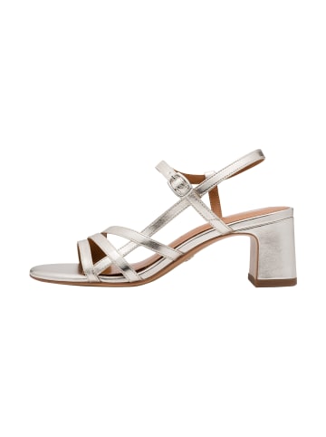 Tamaris Sandalen mit Absatz aus Leder Grau