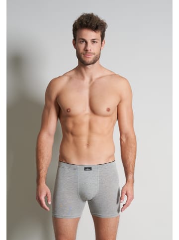 Götzburg Long-Pants 2Er Pack X-Lastic in grau-dunkel-melange