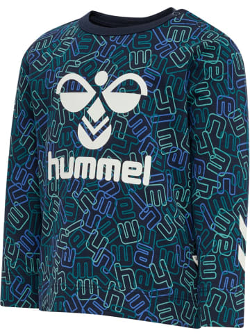 Hummel Shirt "Hmlolly T-Shirt L/S" in Blau
