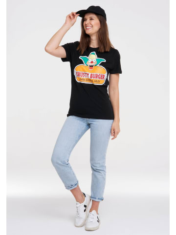 Logoshirt T-Shirt Simpsons - Krusty, der Clown in schwarz