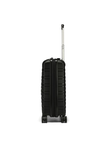 D&N Travel Line 4700 4 Rollen Kabinentrolley 55 cm mit Dehnfalte black