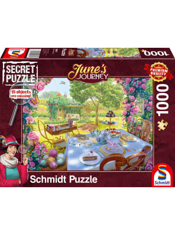 Schmidt Spiele Tee im Garten | Puzzle June´s Journey 1.000 Teile