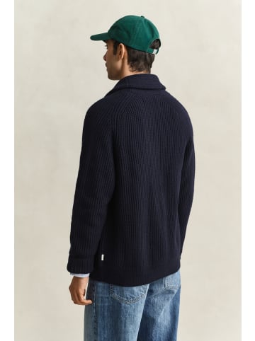 Gant Strickjacke in marine - 0001