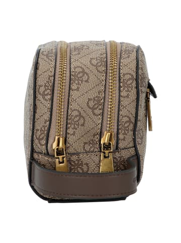 Guess Milano Kulturbeutel 21 cm in beige-brown