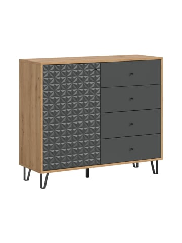 ebuy24 Sideboard Prisma Anthrazit 110 x 40 cm