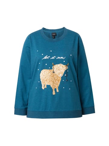Ulla Popken Sweatshirt in petrol