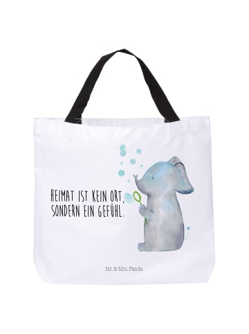 Mr. & Mrs. Panda Beuteltasche Elefant Seifenblasen mit Spruch in Weiß