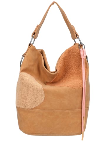 Fritzi aus Preußen Schultertasche Olga Limited Happy Flocked Jive Soft Berry in Braun