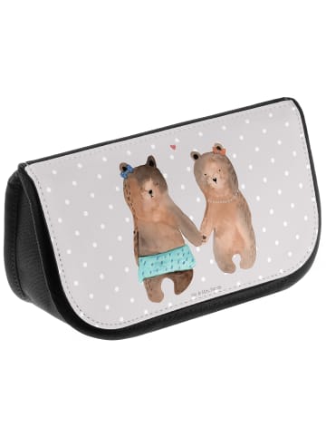 Mr. & Mrs. Panda kosmetiktäschchen Bär Freundin ohne Spruch in Grau Pastell