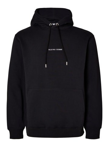 SELECTED HOMME Pullover SLHHANKIE LOGO in Schwarz