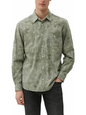S. Oliver Langarm FreizeitHemd für Herren in grün