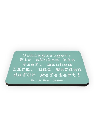 Mr. & Mrs. Panda Magnet Spruch Schlagzeuger Stolz mit Spruch in Meeresbrise