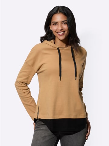 Sieh an! Hoodie in camel