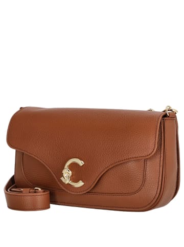 COCCINELLE C-Me - Umhängetasche M 26 cm (brunette) in cognac