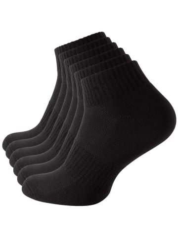 Stark Soul® Sportsocken 6 Paar Lauf- und Funktionssocken in schwarz