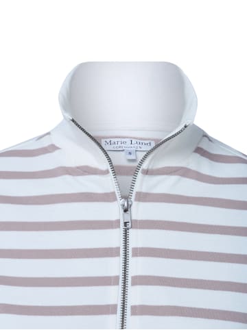 Marie Lund Sweatshirt in braun ecru - 0005