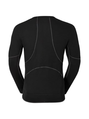 Odlo Unterhemd SUW TOP Crew neck l/s ACTIVE in Schwarz