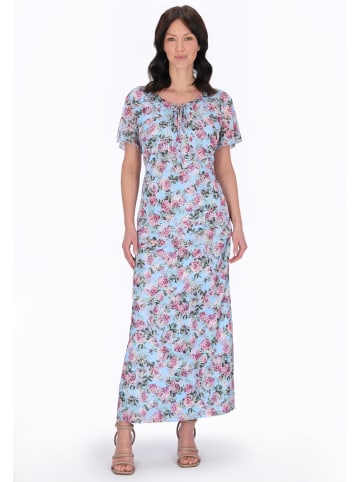 Usha Women Skirt in blue multicolor