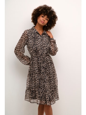 Cream Kleid CRYuna A-shape in Natrual Animal Spots