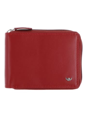 Golden Head Polo Geldbörse RFID Schutz Leder 12.5 cm in rot
