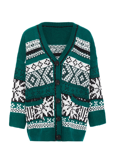 Jalene Strickjacke in Dunkelgrün