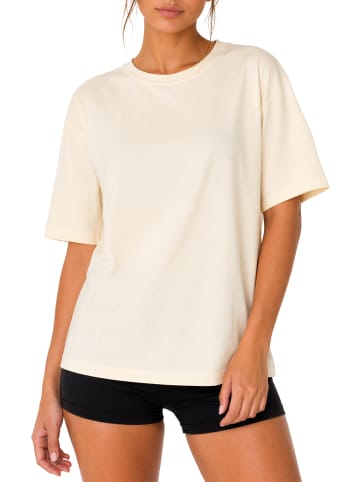 Reichstadt Damen Regular Fit T-Shirt Shoulder Drop in Yellow