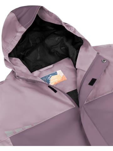Normani Outdoor Sports Kinder Regenjacke Sointula in Lila/Rosa