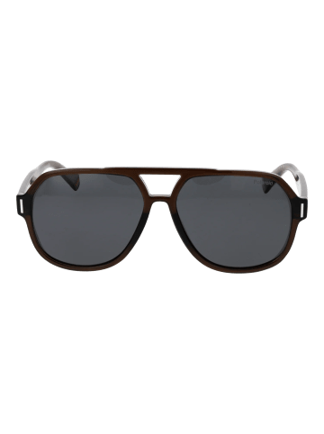 Polaroid Unisex Sonnenbrille Flieger Braun