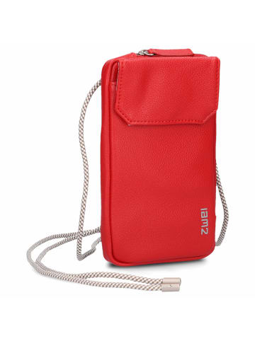 Zwei Mademoiselle MP30 - Handytasche 19 cm (nubuk-cappuccino) in cherry