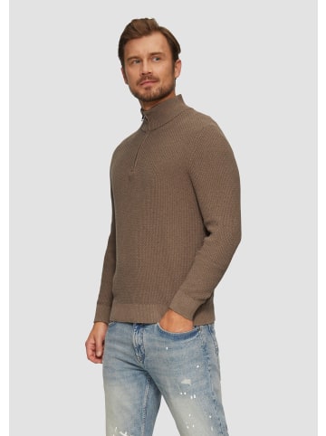 s.Oliver Strickpullover langarm in Braun