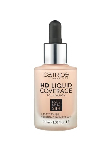 Catrice Flüssige Foundation mit HD-Abdeckung - 10 Light Beige 30 ml