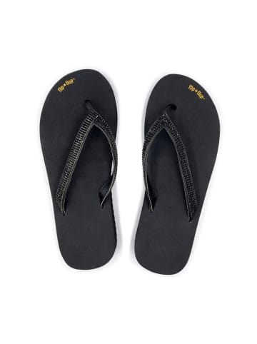 Flip Flop Badezehentrenner "flip*glam" in black