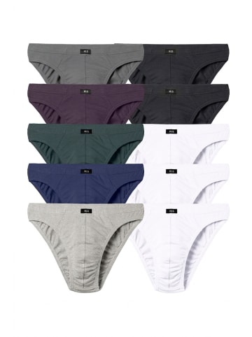 H.I.S Slip in weiß, grau-meliert, blau, aubergine, schwarz