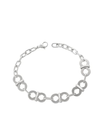 faina Women Chain Link Bracelet in Silver