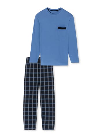 Schiesser Pyjama Comfort Nightwear in Atlantikblau