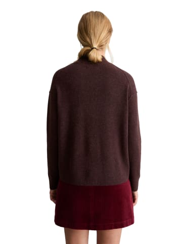 Marc O'Polo DENIM Strickpullover regular in Dark Brown Melange