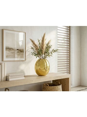 FineBuy Vase in Gold / Metall / 40x10x35