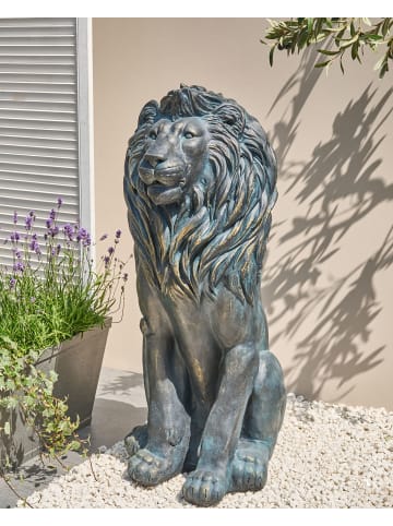 Beliani Gartenfigur DAKAR in Braun - (W) 40 x (H) 94 x (L) 45 cm