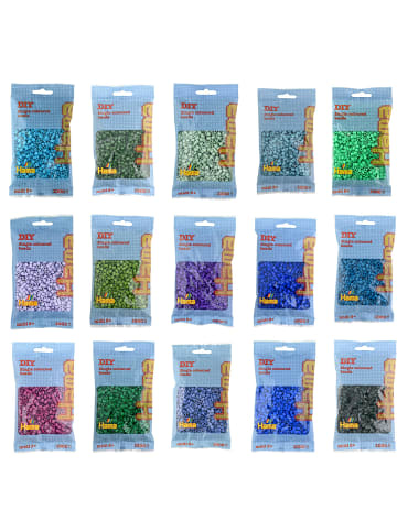 Hama Set Midi-Bügelperlen kalte Farben in bunt