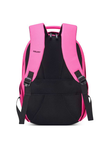 Delsey Securban Rucksack RFID 40 cm Laptopfach in fuchsia