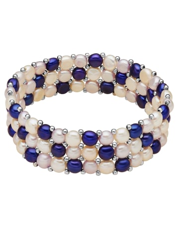 Lulu & Jane Armband Süßwasser-Zuchtperle multicolor in multicolor