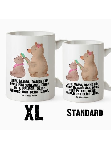 Mr. & Mrs. Panda XL Tasse Bär Kind mit Spruch in Weiß