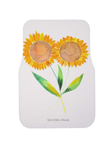 Mr. & Mrs. Panda Automatte Blume Sonnenblume ohne Spruch in Weiß