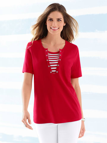 Sieh an! Kurzarmshirt in rot
