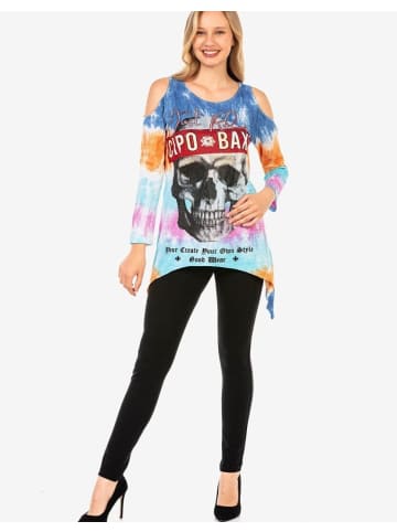 Cipo & Baxx Sweatshirts LONG SLEEVE T-SHIRT in BLUE