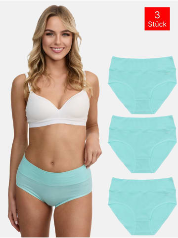 Tazzio 3er-Set: Taillenslips "F920" in Mint