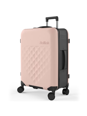 rollink Vega 360 4 Rollen Trolley M 65 cm rose smoke