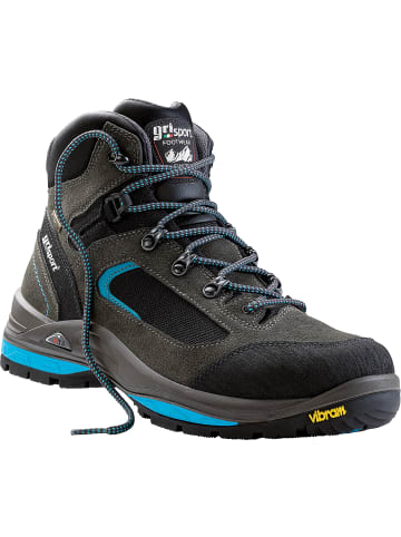 Grisport Wanderschuh Schnürstiefel Gritex in grau/blau