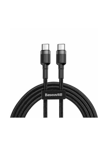 Mcdodo Baseus Schnell-Ladekabel USB-C PD 2.0 QC 3.0 60W 2m schwarz-grau