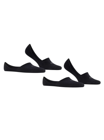 Burlington Socken 2er Pack in Schwarz